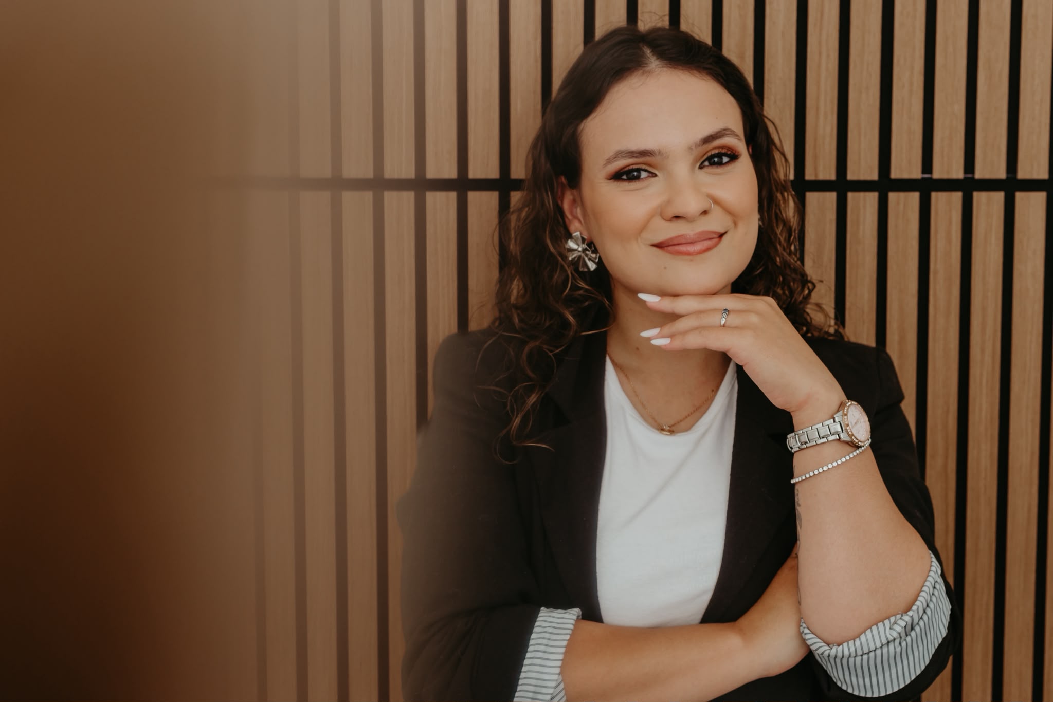 Luana Prudente no seu estúdio